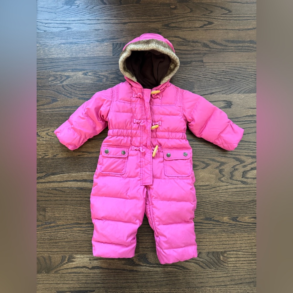 Baby Gap Snowsuit Bunting 6-12 Months Pink